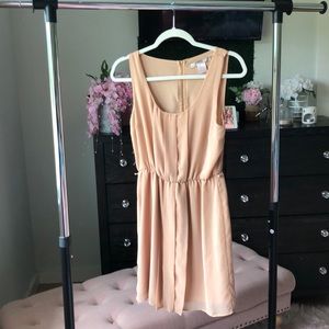 Peach contemporary dress